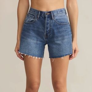 Z Supply Hi-Rise Denim Shorts - Vintage Indigo